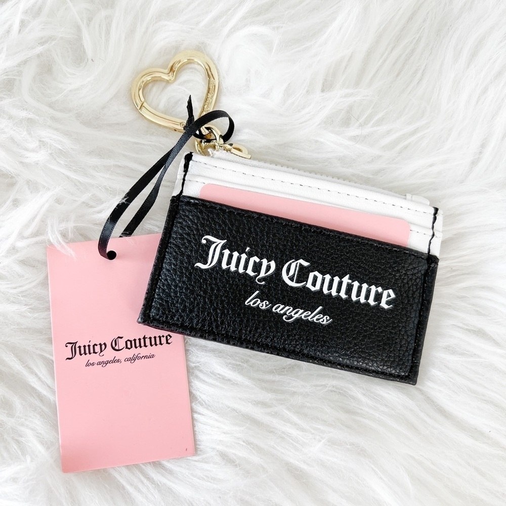 [Juicy‎ Couture] Black and Pink Card Holder NWT